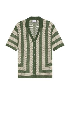 Theo Knit Shirt in Green. - size L (also in M, S, XL/1X) - Runaway The Label - Modalova