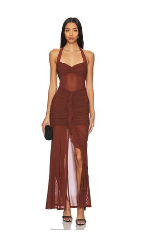 Tallula Maxi Dress in Brown. - size L (also in M, S, XS) - Runaway The Label - Modalova