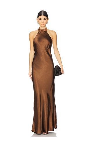 Brigitte Maxi Dress in Brown. - size L (also in M, S, XL, XS) - Runaway The Label - Modalova