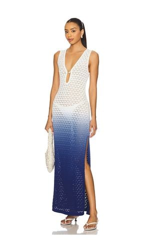 Reina Maxi Dress in Ivory,Navy. - size L (also in M, S, XL, XS) - Runaway The Label - Modalova