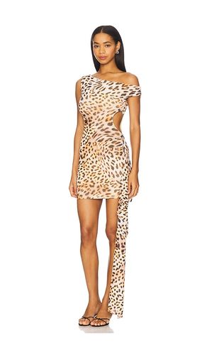 Mara Mini Dress in Brown. - size L (also in M, S, XS) - Runaway The Label - Modalova