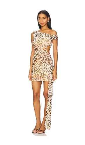 Mara Mini Dress in Brown. - size M (also in S) - Runaway The Label - Modalova