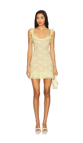 Ava Mini Dress in Yellow. - size L (also in M, XL) - Runaway The Label - Modalova