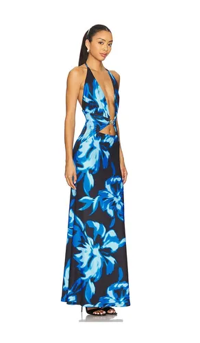 Halston Maxi Dress in Blue,Black. - size L (also in S, XL) - Runaway The Label - Modalova