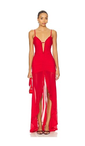 Kiata Maxi Dress in Red. - size M (also in S, XL, XS) - Runaway The Label - Modalova