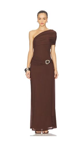 Kassi Draped One Shoulder Midi Dress in . Taglia L. Also in XS - Runaway The Label - Modalova