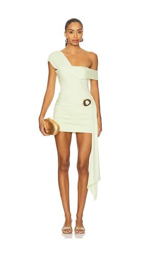 Kassi Ruched Mini Dress in Green. - size XL (also in XS) - Runaway The Label - Modalova