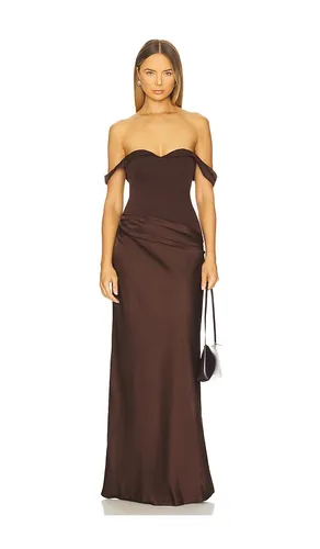 Ebony Off Shoulder Maxi Dress in . Size L. Also in M, S - Runaway The Label - Modalova