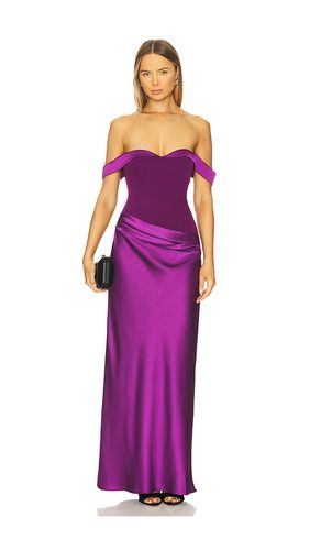 Ebony Off Shoulder Maxi Dress in Purple. - size S (also in XS) - Runaway The Label - Modalova