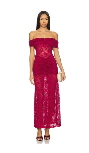Vaneya Lace Maxi Dress in Red. - size S (also in XS) - Runaway The Label - Modalova