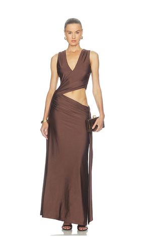 MAXIKLEID MIT TIEFEM AUSSCHNITT MAZINI in . Größe L. Also in M, S, XL, XS - Runaway The Label - Modalova