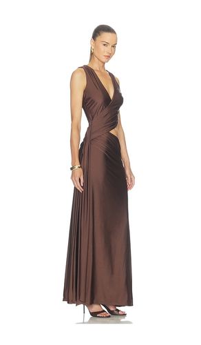 MAXIKLEID MIT TIEFEM AUSSCHNITT MAZINI in . Größe L. Also in M, S, XL, XS - Runaway The Label - Modalova