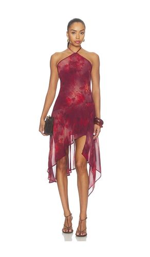 Angeline Handkerchief Mini Dress in Red. - size S (also in XL, XS) - Runaway The Label - Modalova