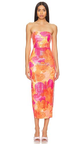 Oralie Midi Dress in Orange. - size M (also in L, S, XL, XS) - Runaway The Label - Modalova