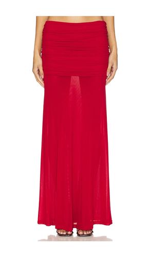 Meila Maxi Skirt in Red. - size L (also in M, S, XL, XS) - Runaway The Label - Modalova