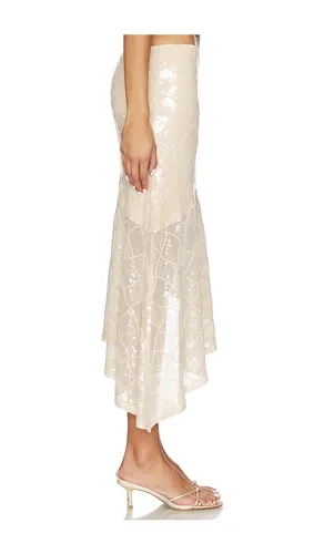 Eris Sequin Flounce Midi Skirt in . Size L. Also in S - Runaway The Label - Modalova