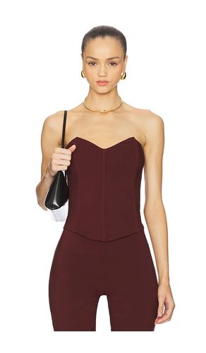 Gisele Bustier Top in Chocolate. - size L (also in M, S, XL, XS) - Runaway The Label - Modalova