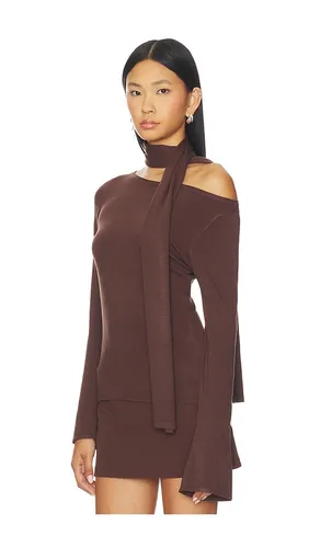 Cruisa Top in Chocolate. - size L (also in S, XS) - Runaway The Label - Modalova