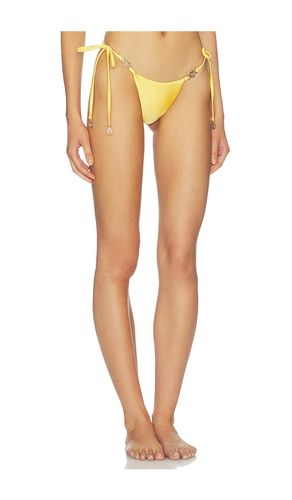 Tiago Tie Side Bikini Bottom in Yellow. - size L (also in S, XL) - Runaway The Label - Modalova
