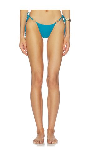 Cuba Side Tie Bikini Bottom in Blue. - size L (also in M, S, XL, XS) - Runaway The Label - Modalova
