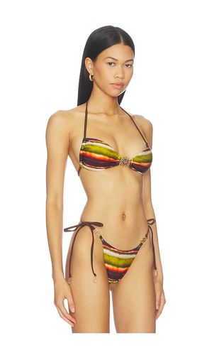 Palma Halter Ruched Bikini Top in Multi. - size L (also in M, S, XL, XS) - Runaway The Label - Modalova