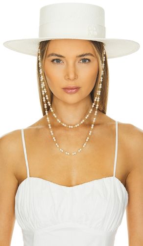 Double Chain Strap Boater Hat in . Size S. Also in XS, L - Ruslan Baginskiy - Modalova