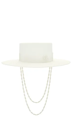 Double Chain Strap Boater Hat in . Size L. Also in S, XS - Ruslan Baginskiy - Modalova