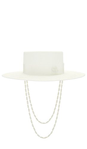 Double Chain Strap Boater Hat in . Size L. Also in XS - Ruslan Baginskiy - Modalova