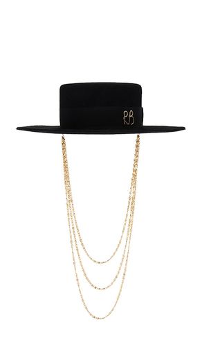 Monogram-embellished Canotier Hat in . - size M (also in S, XS) - Ruslan Baginskiy - Modalova