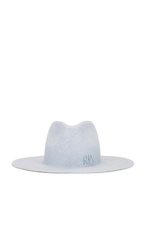 Sombrero fedora adornado con monograma en color bebe talla L en - Baby Blue. Talla L (también en M, XS) - Ruslan Baginskiy - Modalova