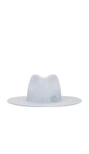 Sombrero fedora adornado con monograma en color bebe talla M en - Baby Blue. Talla M (también en XS) - Ruslan Baginskiy - Modalova