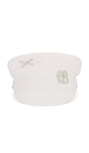 Gorra baker boy con logo adornado en color talla M en - White. Talla M (también en S, XS) - Ruslan Baginskiy - Modalova