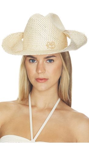 Monogram-embellished Straw Cowboy Hat in . Taglia S. Also in XS - Ruslan Baginskiy - Modalova