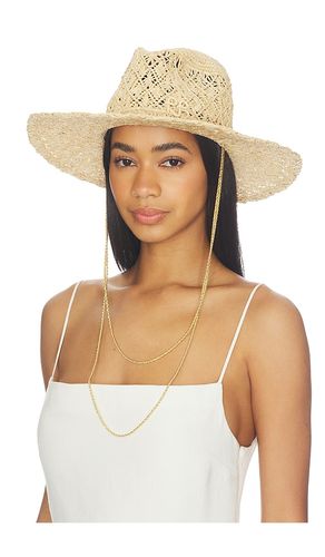 Cut Out Double Chain Strap Fedora Hat in Neutral. - size L (also in M, S, XS) - Ruslan Baginskiy - Modalova