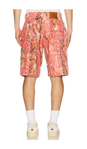 Tree camo double knee oversized shorts in color pink size 30 (also in 32, 34, 36) - Ryoko Rain - Modalova