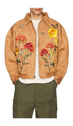 Monarch Clay Suede Work Jacket in . Taglia L. Also in M, S, XL/1X - Ryoko Rain - Modalova