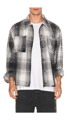 Button Up Rhinestone Flannel in . - size S (also in XL/1X) - Ryoko Rain - Modalova