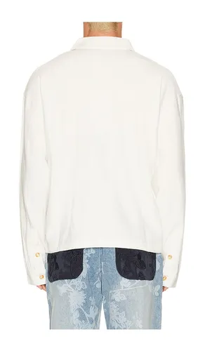 Blurred Butterfly Button Up Shirt in . Taglia S. Also in M, L, XL/1X - Ryoko Rain - Modalova