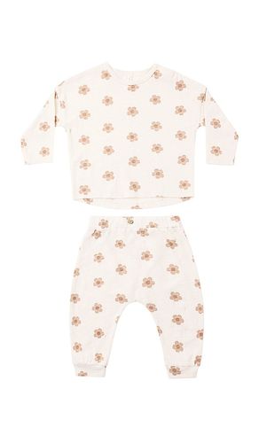 Kids Long Sleeve Tee + Pant Set in Neutral. - size 12-18M (also in 18-24M, 2-3yr) - Rylee + Cru - Modalova