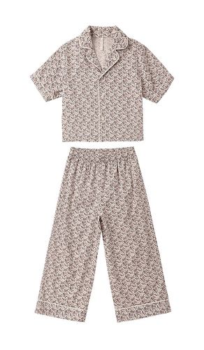 Kids Woven Pajama Set in Neutral. - size 2-3yr (also in 4-5yr) - Rylee + Cru - Modalova