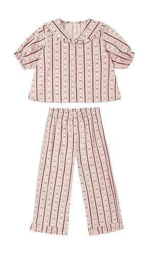 Kids Ruffle Pajamas in Cream. - size 2-3yr (also in 4-5yr) - Rylee + Cru - Modalova