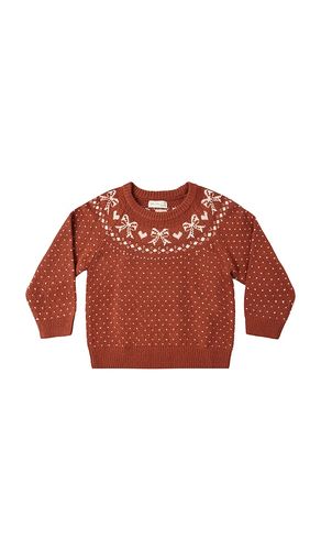 Kids Fair Isle Sweater in . Taglia 2-3yr. Also in 18-24M, 4-5yr - Rylee + Cru - Modalova
