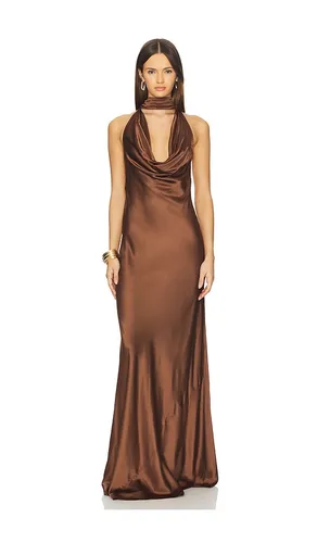 X REVOLVE Amelia Gown in Brown. - size S (also in XS, XXS) - Stone Cold Fox - Modalova