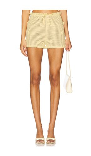 X REVOLVE Allayia Floral Shorts in Yellow. - size L (also in M, S, XL, XS) - Stone Cold Fox - Modalova