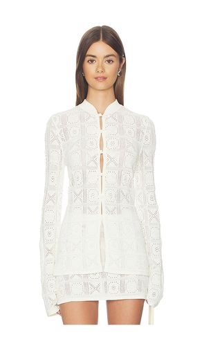 X REVOLVE Adari Pointelle Cardigan in . Size L. Also in M, S, XL, XS - Stone Cold Fox - Modalova