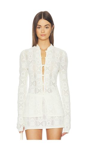 X REVOLVE Adari Pointelle Cardigan in . Size L. Also in M, S, XL, XS - Stone Cold Fox - Modalova