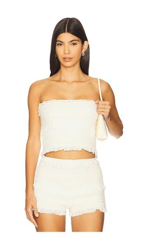 X REVOLVE Smocked Faye Top in . - size L (also in M, S, XL, XS, XXS) - Stone Cold Fox - Modalova