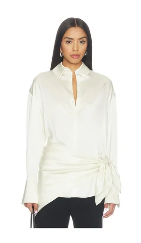 X REVOLVE Selene Shirt in . - size L (also in M, S, XL, XS, XXS) - Stone Cold Fox - Modalova