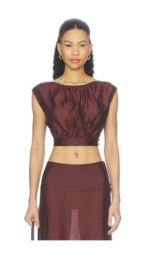 X REVOLVE Avalon Top in Chocolate. - size L (also in M, S, XL, XS, XXS) - Stone Cold Fox - Modalova