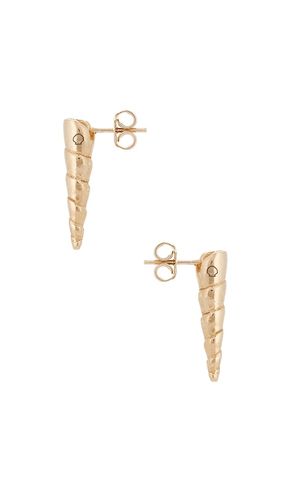 Pendientes de tachuela espina oro en color oro metálico talla all - Studio Conchita - Modalova